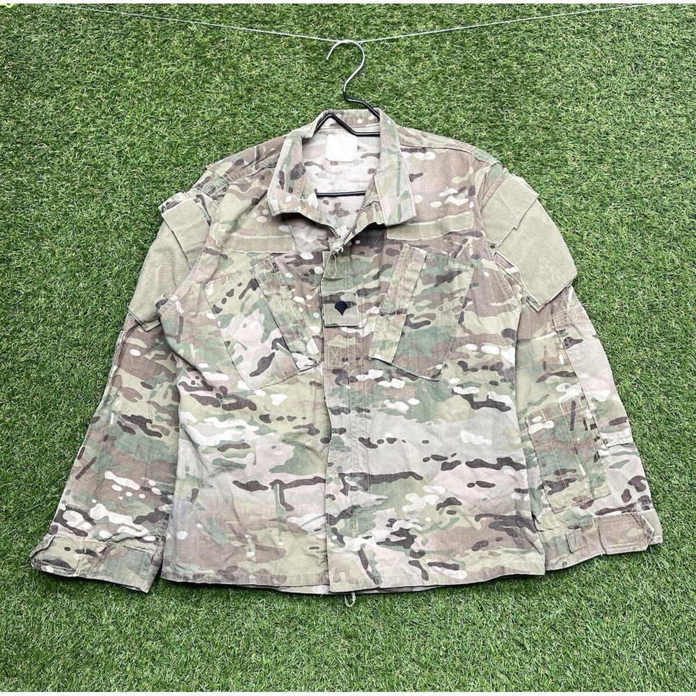 US Army OCP Uniform Top Jacket Size Small Regular Multicam Camouflage 90s y2K